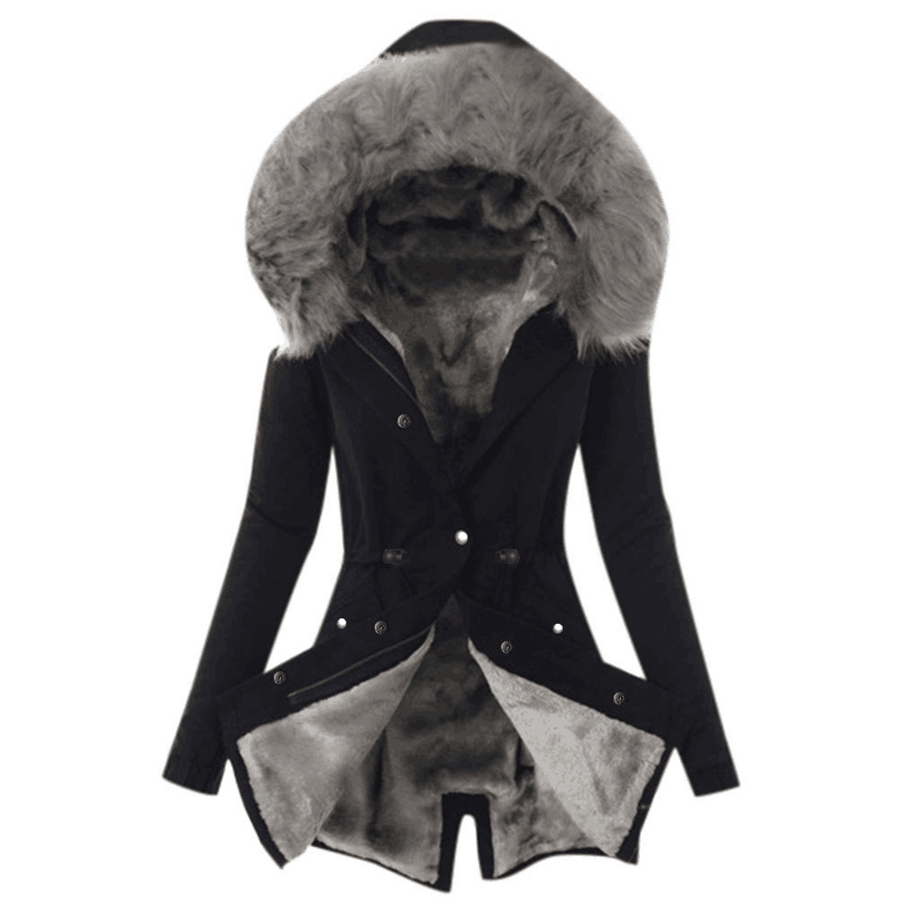 Veste Femme Hivernale Doublée et Chaude