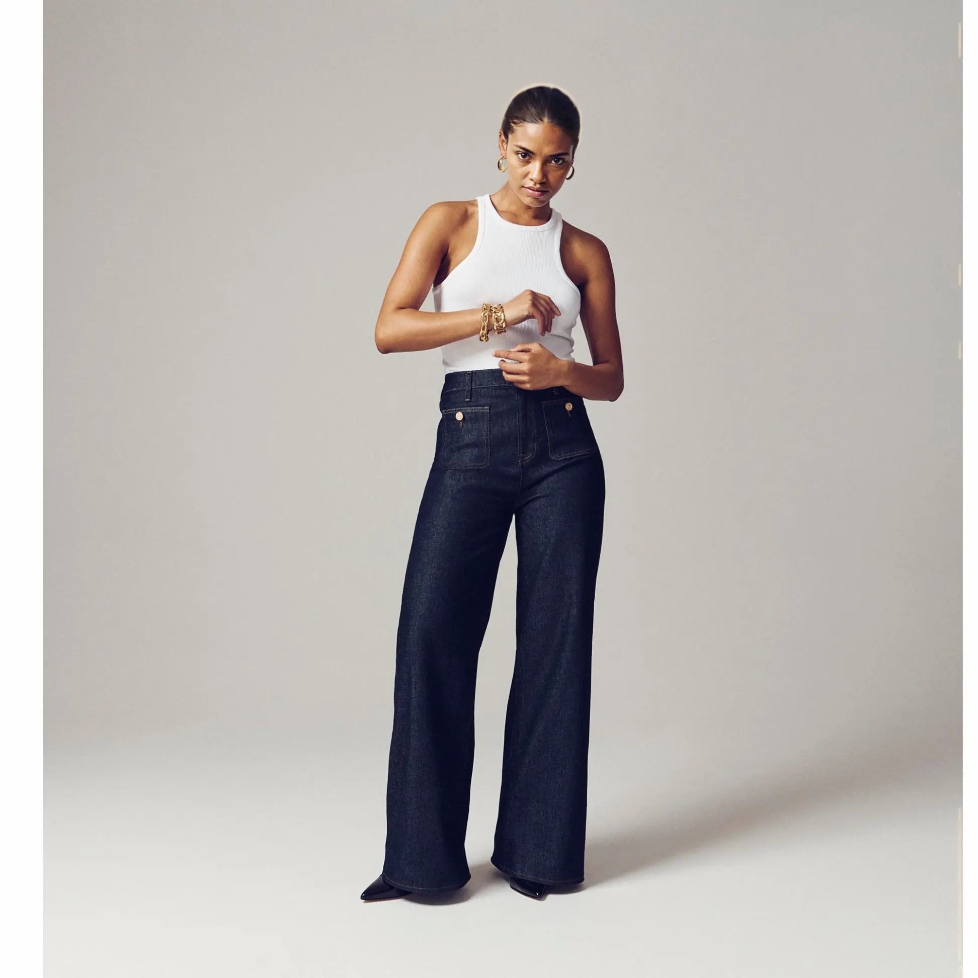 Mia | Komfortable Jeans mit weitem Bein Zendoo.de