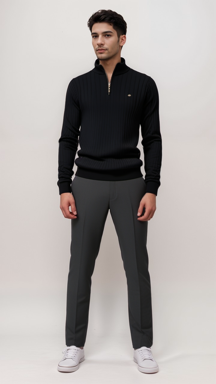 Pull à Capuche Zippé pour Homme - BerlinGlamour