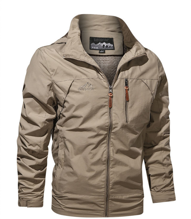 Blouson Homme Imperméable Noir Waterproof