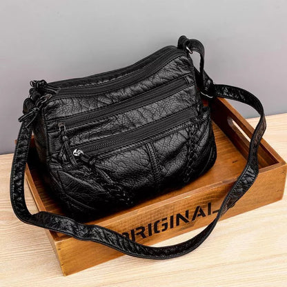 Sac à bandoulière cuir souple et chic pour femme