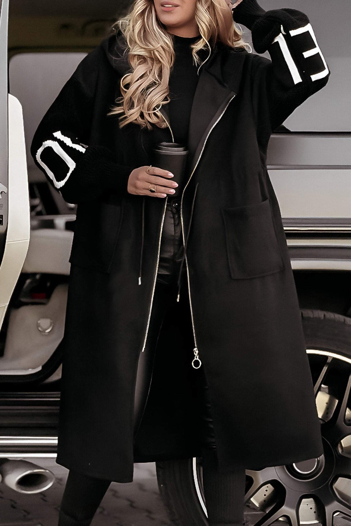 Manteau Femme Hiver Doux et Élégant - Veste en Patchwork Confortable