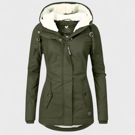 Veste Femme Imperméable Capuche Coupe Ajustée Résistante - PanierRoyale