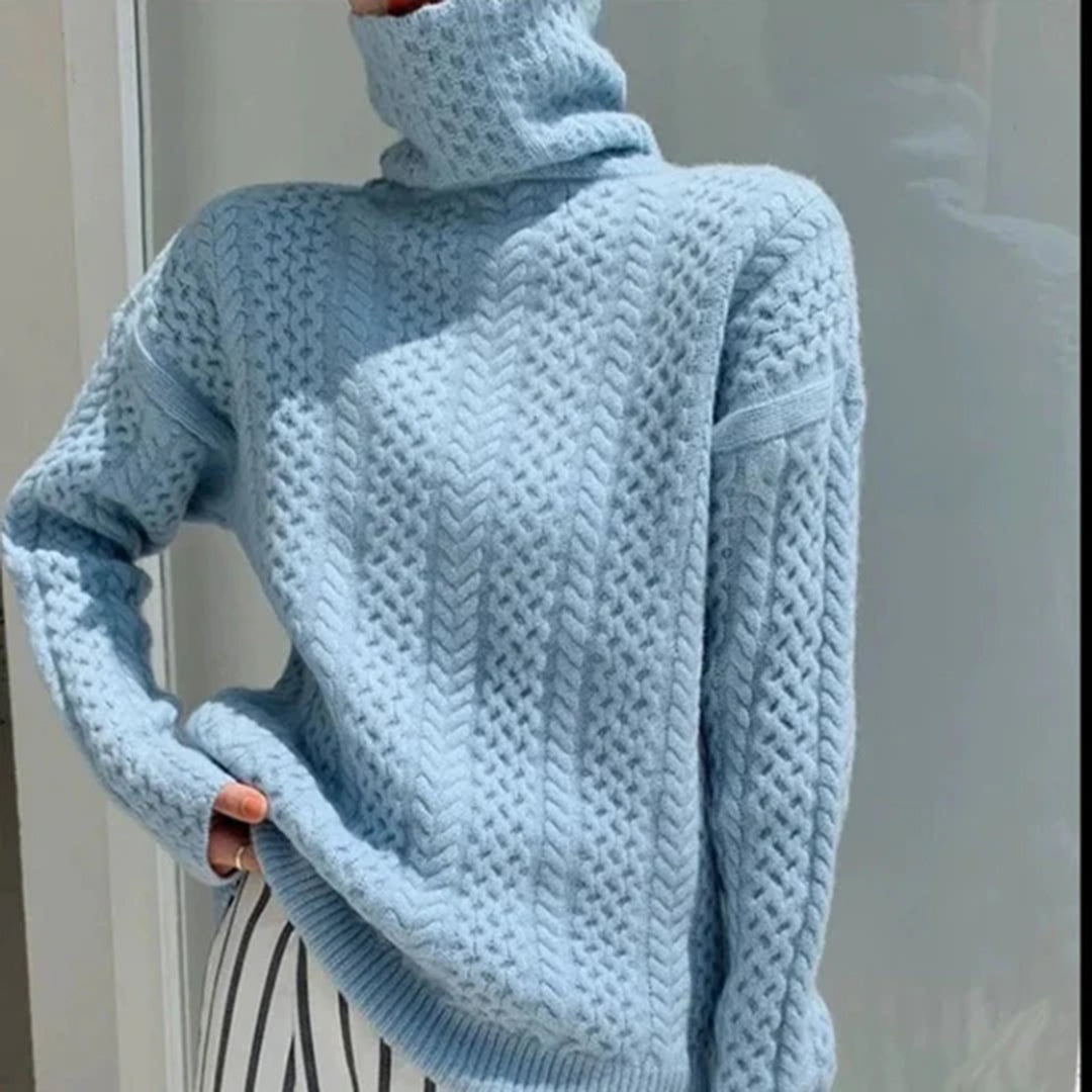 Pull Femme Hiver Chaud et Élégant Longues Manches