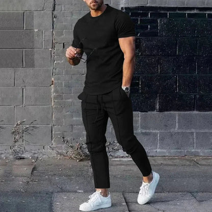 Survêtement Homme Décontracté avec T-Shirt et Jogger Slim Fit - BerlinGlamour