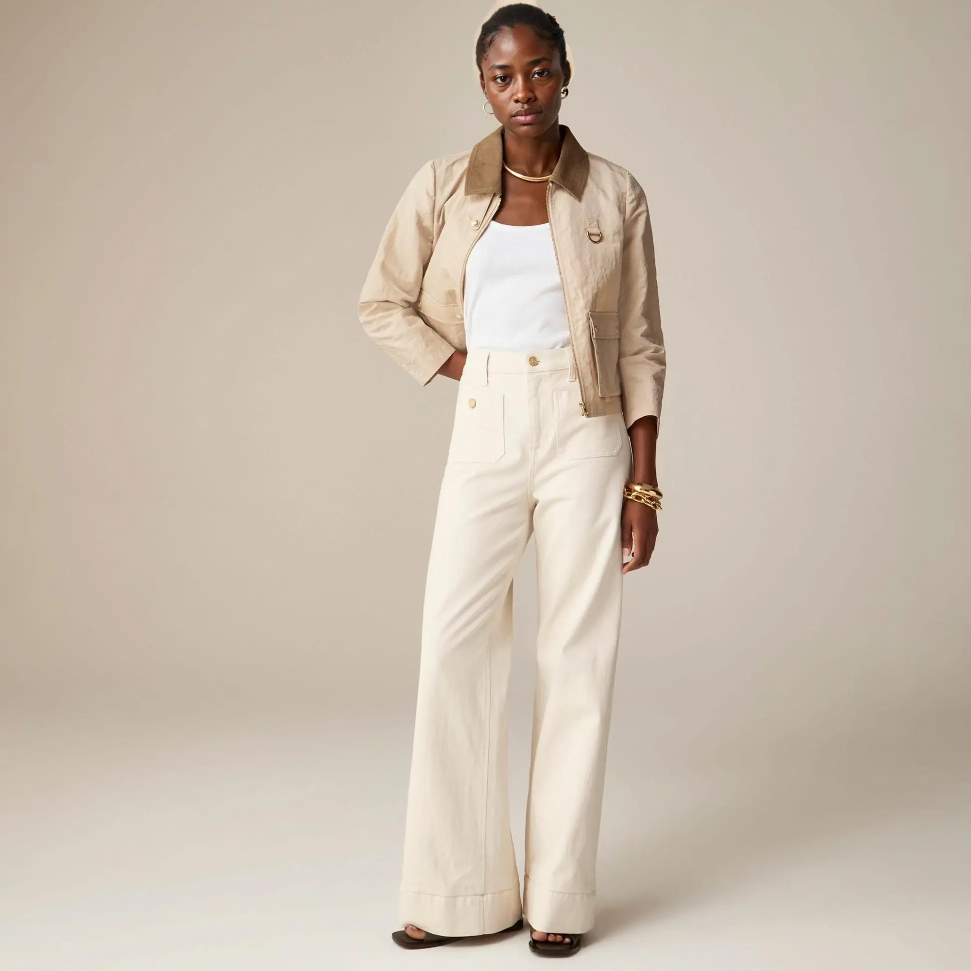 Mia | Komfortable Jeans mit weitem Bein Zendoo.de