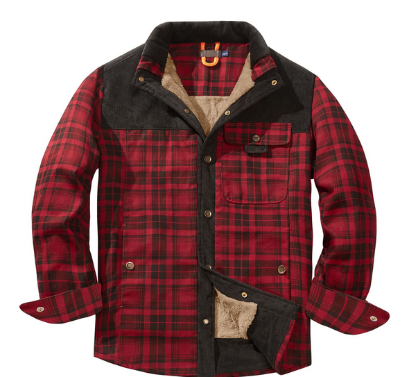 Veste Flanelle Homme Élégante et Chaude