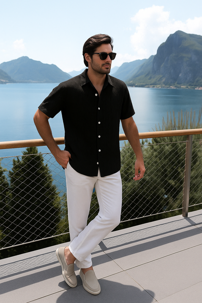 Costume Homme Été Léger | Ensemble 2 Pièces en Coton Doux - BerlinGlamour