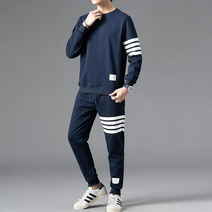 Tenue Sport Homme Pull et Pantalon Décontracté