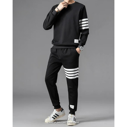 Tenue Sport Homme Pull et Pantalon Décontracté