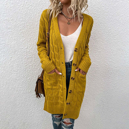 Gilet Femme Hiver Épais et Doux en Maille Chaude - PanierRoyale