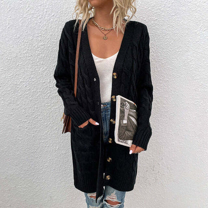Gilet Femme Hiver Épais et Doux en Maille Chaude