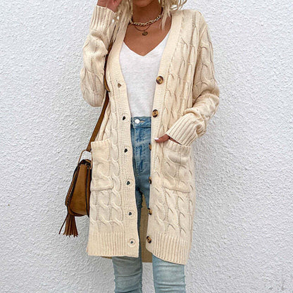 Gilet Femme Hiver Épais et Doux en Maille Chaude