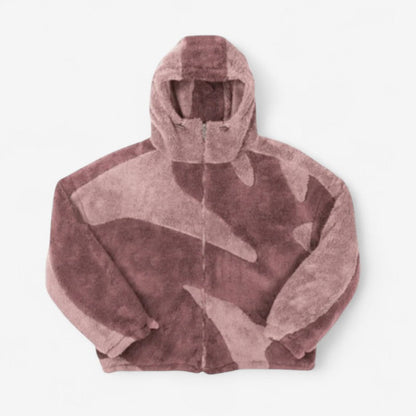 Veste Imperméable à Capuche Polaire Isolante