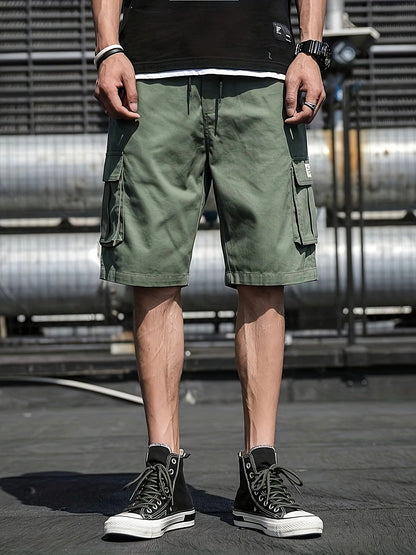 Short Décontracté Été avec Poches pour Homme