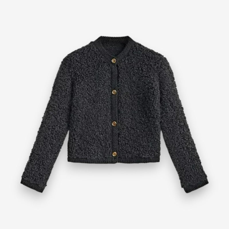 Cardigan Femme Manches Longues Taille Slim