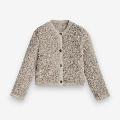 Cardigan Femme Manches Longues Taille Slim - PanierRoyale