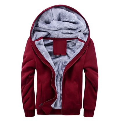 Sweat à Capuche Homme Hiver Doux et Chaud