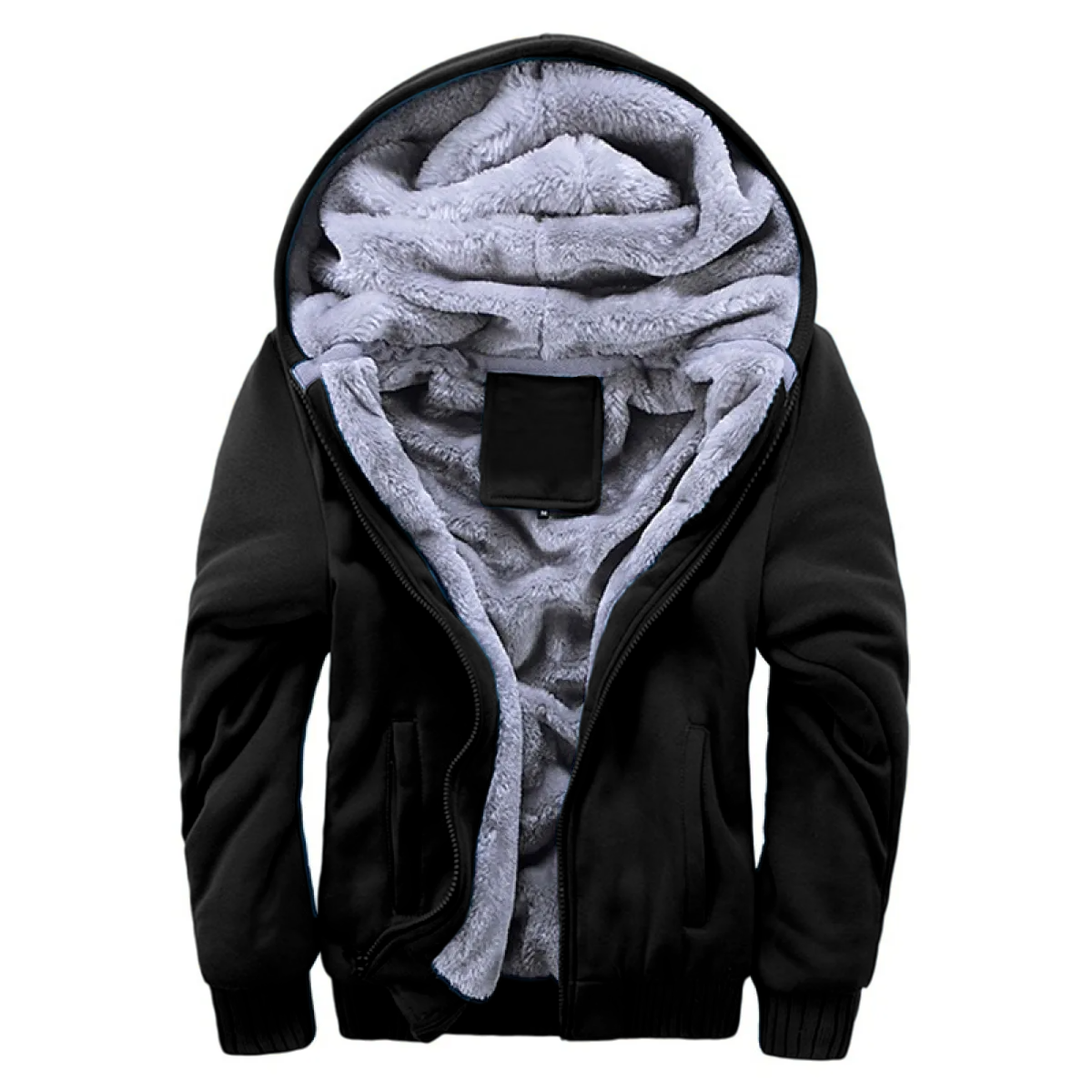 Sweat à Capuche Homme Hiver Doux et Chaud