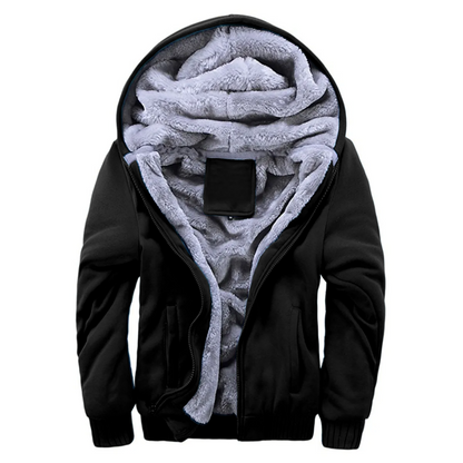 Sweat à Capuche Homme Hiver Doux et Chaud