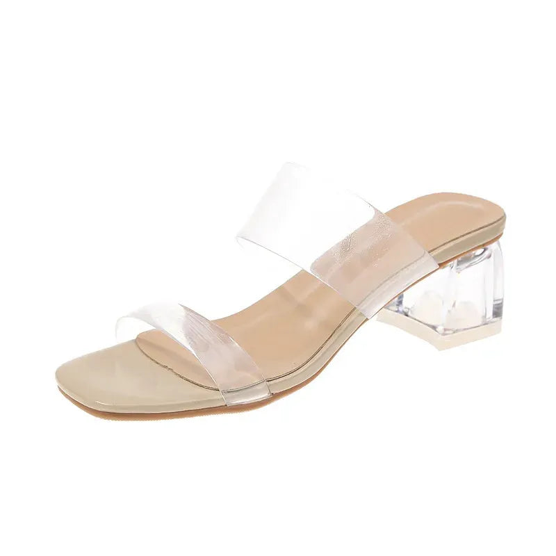 Sandales À Talon Femme Été Chic et Élégantes