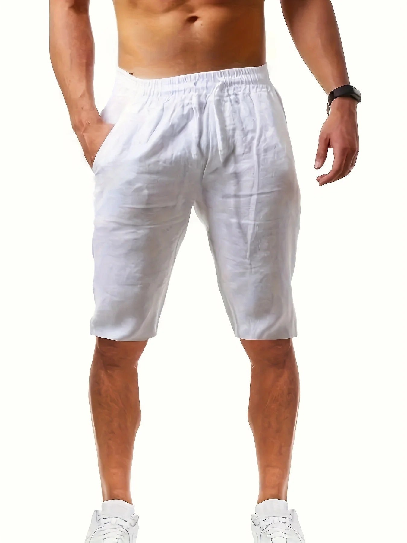 Short Homme Décontracté Élastique pour Été