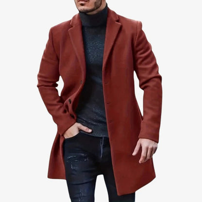 Manteau Femme Long Noir Élégant Hiver