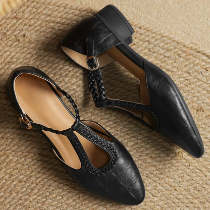Chaussures Mary Jane Femme Bride Tressée Style Classique