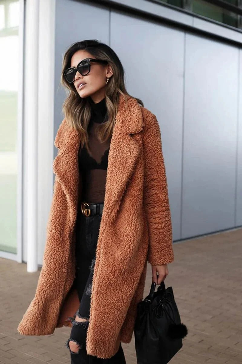 Manteau Femme Hiver Élégant et Confortable - Parka Oversize Douce