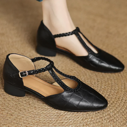 Chaussures Mary Jane Femme Bride Tressée Style Classique