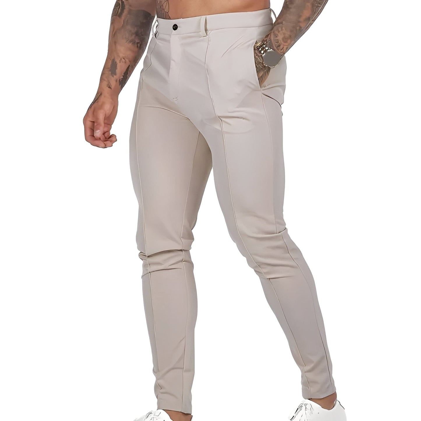 Pantalon Homme Slim Chic pour Travail et Week-end - PanierRoyale