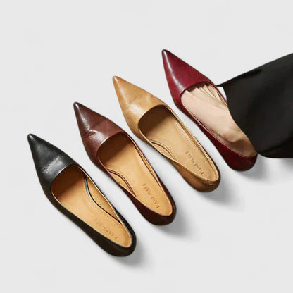 Escarpins Femme Classiques à Pointe Fine et Talon Bas