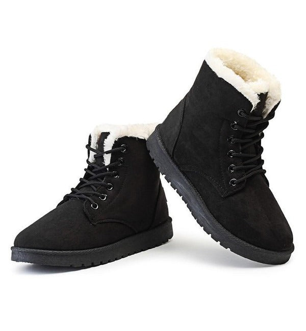 Bottines Femme Neige avec Semelles antidérapantes - PanierRoyale