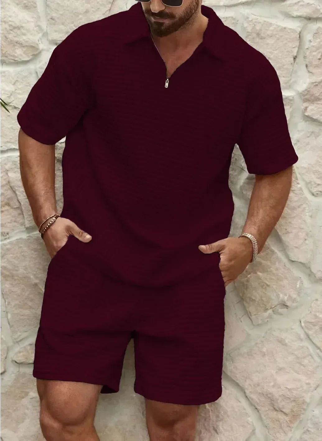 Costume Homme Été Léger et Décontracté