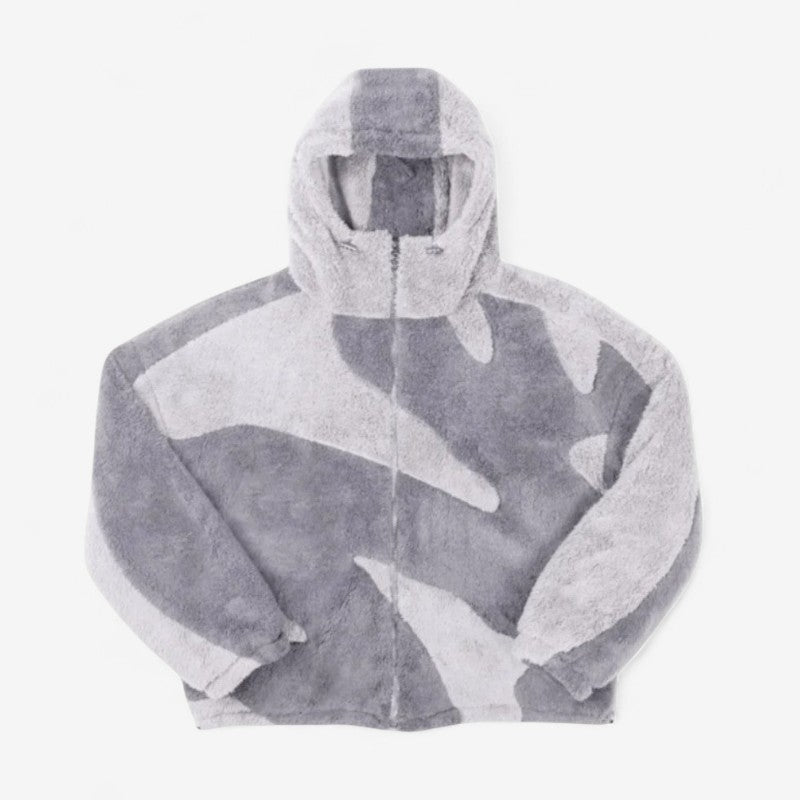 Veste Imperméable à Capuche Polaire Isolante