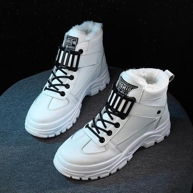Bottes Hiver Femmes Chauffantes à Semelles Grip - PanierRoyale