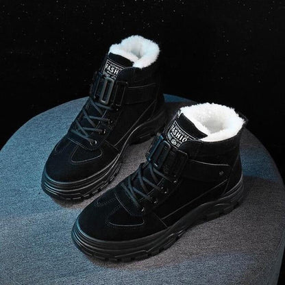 Bottes Hiver Femmes Chauffantes à Semelles Grip