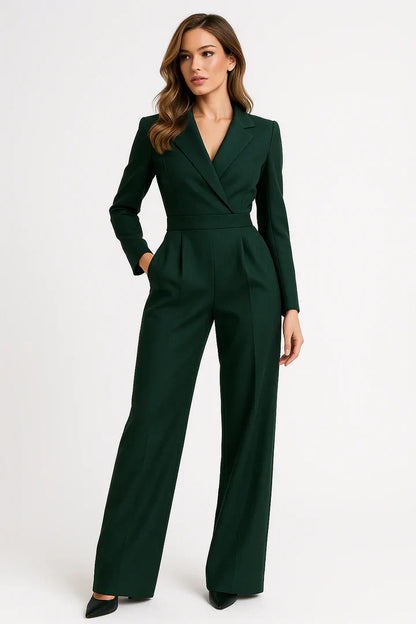 Veste Blazer Femme Élégante Taille Évasée