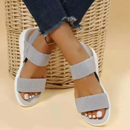 Sandales Femmes Été Confort avec Sangles Réglables