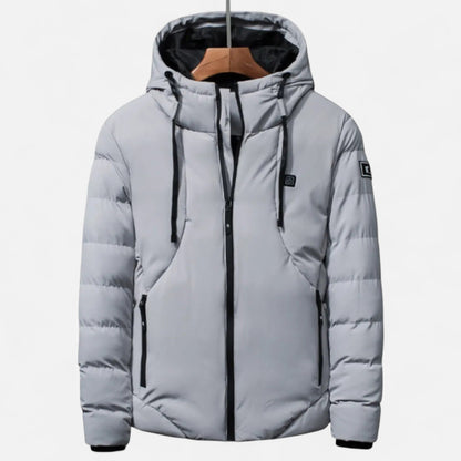 Parka Hiver Homme Robuste et Imperméable avec Capuche