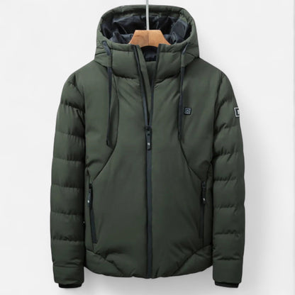 Parka Hiver Homme Robuste et Imperméable avec Capuche