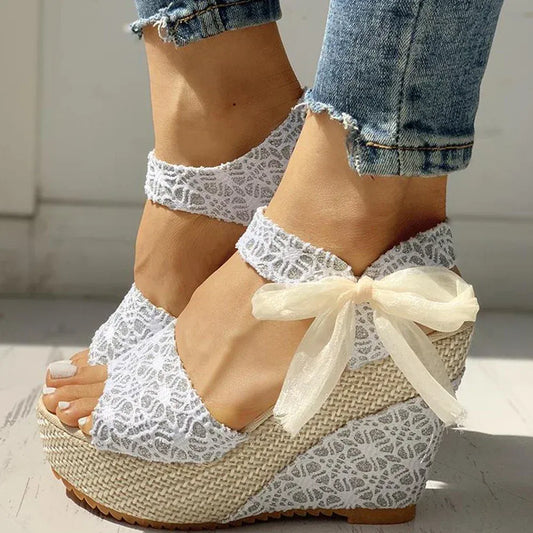 Sandales Femmes Été Lacets Décoratifs - PanierRoyale