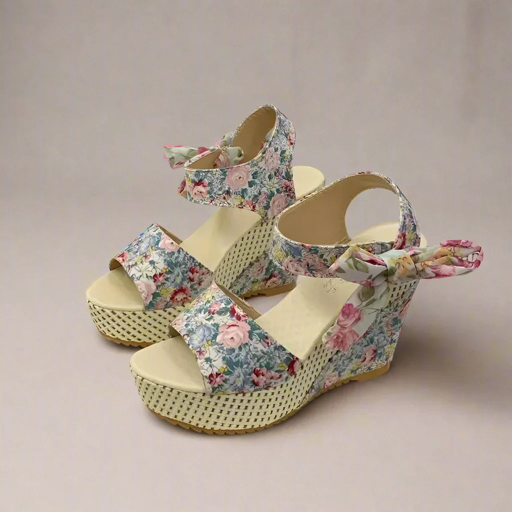 Sandales Femmes Été Lacets Décoratifs