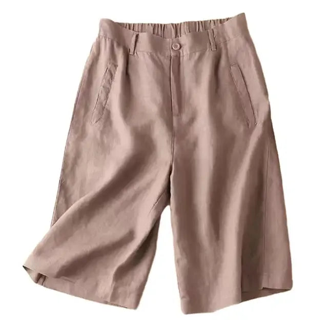 Short Décontracté Élastique Femme pour Été