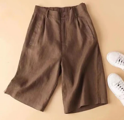Short Décontracté Élastique Femme pour Été