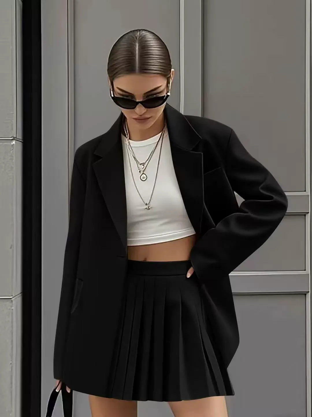 Robe Féminine Élégante Plissée pour Femme
