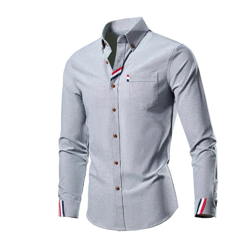 Chemise Homme Manches Longues Classique et Confortable pour Homme