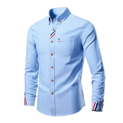 Chemise Homme Manches Longues Classique et Confortable pour Homme