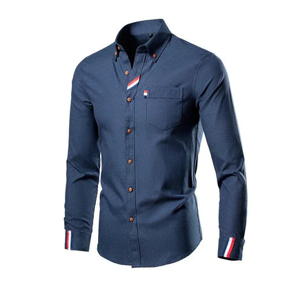 Chemise Homme Manches Longues Classique et Confortable pour Homme
