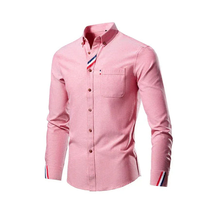 Chemise Homme Manches Longues Classique et Confortable pour Homme